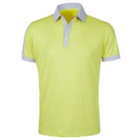 View Galvin Green Malcolm Ventil8-PLUS Shirt Sunny Lime/Cool Grey/White
