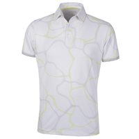 View Galvin Green Markos Ventil8-PLUS Shirt White/Sunny Lime