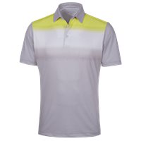 View Galvin Green Mo Ventil8-PLUS Shirt Cool Grey/White/Sunny Lime