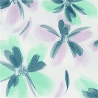 View FootJoy Cap Sleeve Floral Shirt Lavender/Mint/Teal