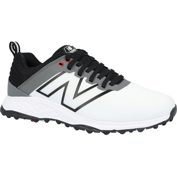 New Balance Fresh Foam Contend V2 Spikeless Golf Shoes - White/Black - Size: 8.5 M