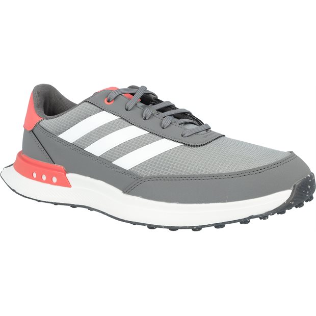 Adidas S2G SL 24 Spikeless Golf Shoes - Grey Three/FTWR White/Preloved Scarlet - Size: 9.5 M