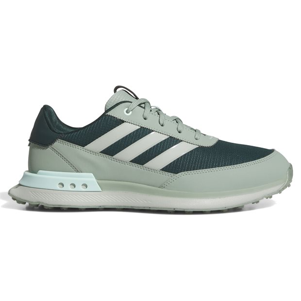 Adidas S2G SL 24 Spikeless Golf Shoes - Aurora Ivy/Silver Pebble/Semi Flash Aqua - Size: 8.5 M