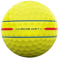 View Callaway Chrome Soft 360 Triple Track 2024 Golf Ball Yellow
