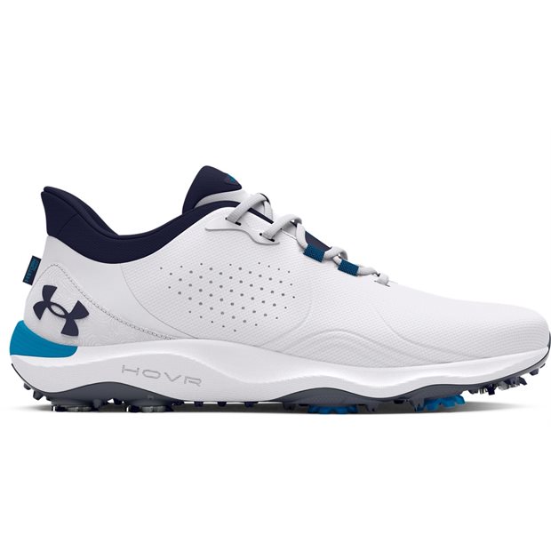Under Armour UA Drive Pro Golf Shoes - White/Capri/Midnight Navy - Size: 8.5 M