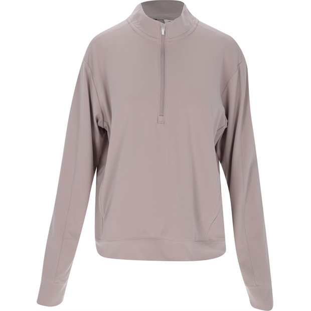 Adidas Ultimate365 Half-Zip '24 Ladies Pullover - Wonder Taupe - Size: L