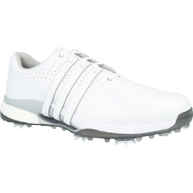 Adidas Tour360 24 Boost Golf Shoes - FTWR White/Silver Metallic - Size: 8 M