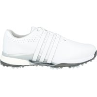 View Adidas Tour360 24 Boost Golf Shoe FTWR White/Silver Metallic