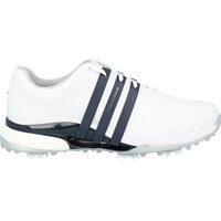 View Adidas Tour360 24 Boost Golf Shoe FTW White/Collegiate Navy/Silver Metallic