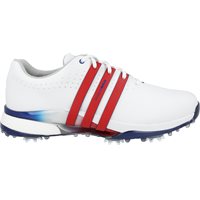 View Adidas Tour360 24 Boost Golf Shoe FTWR White/Better Scarlet/Team Royal Blue