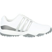 View Adidas Tour360 24 Boost Golf Shoe FTWR White/Silver Metallic/Dash Grey