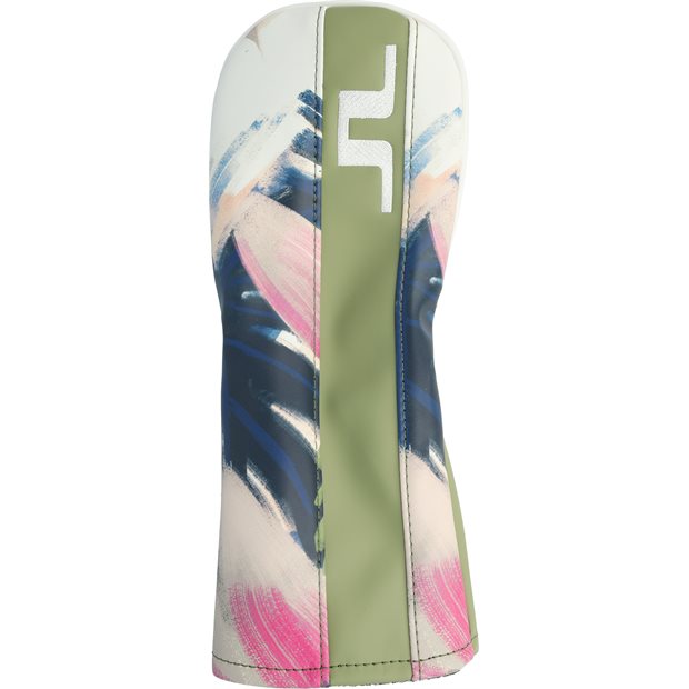 J. Lindeberg Fairway Printed Headcover - Calypso Oil Green