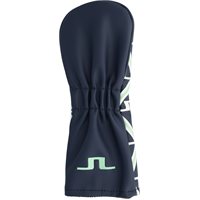 View J. Lindeberg Fairway Printed Headcover Geo JL Navy