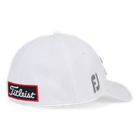 View Titleist Tour Elite Golf Hat White/Gray