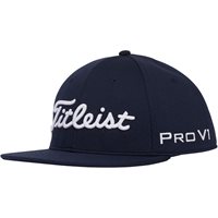 View Titleist Tour Elite Flat Bill Golf Hat Navy/White