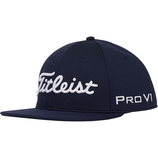 Titleist Tour Elite Flat Bill Hat - Navy/White