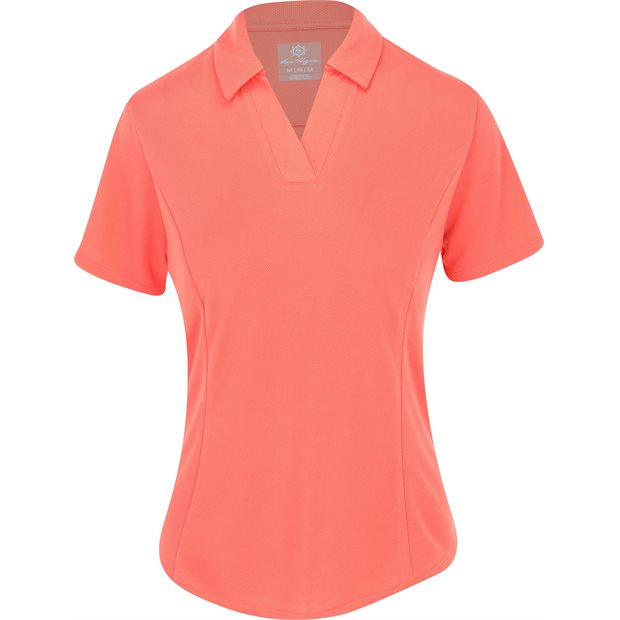 Ben Hogan Ventilation Ladies Polo Shirt - Living Coral - Size: XS