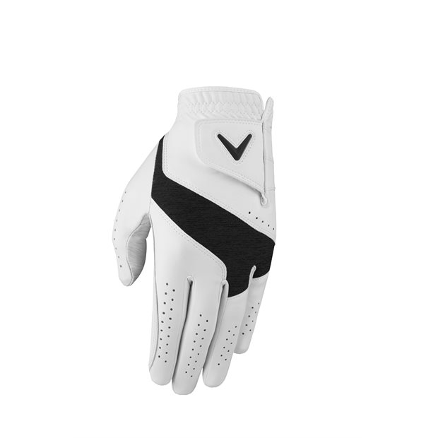 Callaway Fusion Left Golf Glove - White/Charcoal M Cadet