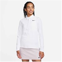View Nike DF ADV Tour LS Shirt White/Black