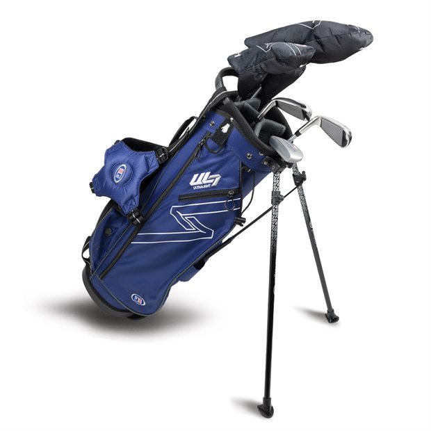 U.S. Kids Golf UL7-54 5 Club Navy Junior Club Set Golf Clubs