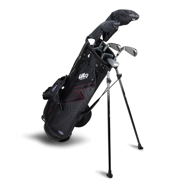 U.S. Kids Golf UL7-60 5 Club Black Junior Club Set Golf Clubs