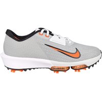 View Nike Air Zoom Infinity Tour NEXT% 2 Golf Shoe Pure Platinum/Safety Orange/White