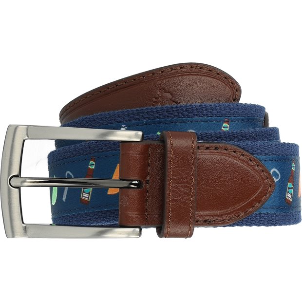 MadGolfer Another Round Belt - Navy - Size: 36w
