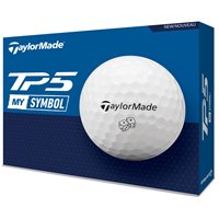 New TaylorMade TP5 MySymbol Cocktail 1 Dozen Golf Balls at