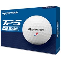 TaylorMade TP5 MySymbol Tour Golf Balls - Rocket Pop