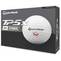 TaylorMade TP5x MySymbol Tour Golf Balls - Bacon & Eggs