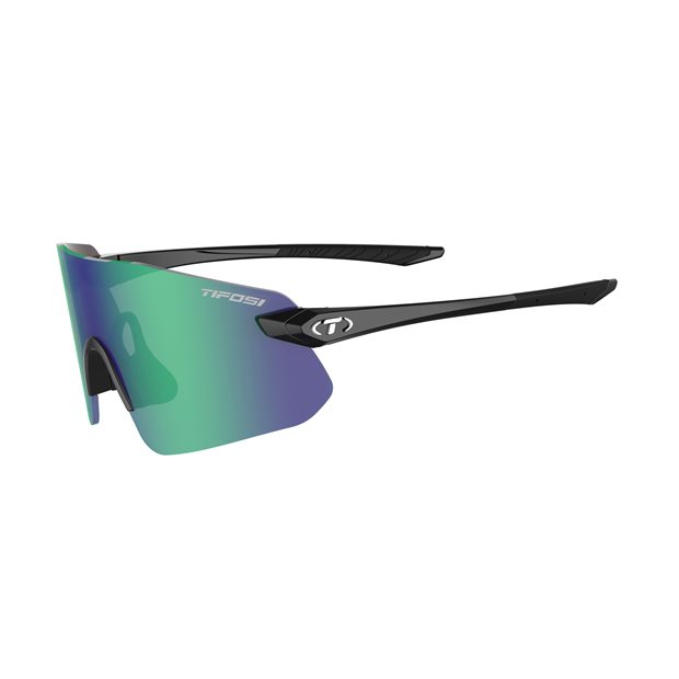 Tifosi Vogel SL Sunglasses - Gloss Black/Smoke Green Mirror