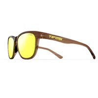 View Tifosi Swank Sunglasses Woodgrain/Smoke Yellow Mirror