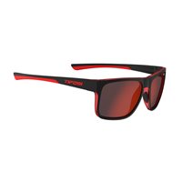 View Tifosi Swick Sunglasses Satin Black/Crimson/Smoke Red