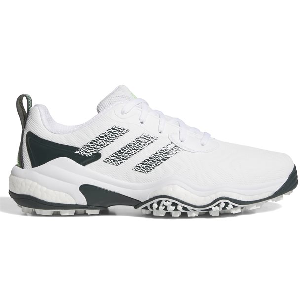 Adidas CodeChaos 25 Spikeless Golf Shoes - FTWR White/Aurora Ivy/Lime Burst - Size: 11.5 M
