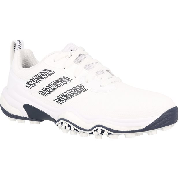 Adidas CodeChaos 25 Ladies Spikeless Golf Shoes - FTW White/Collegiate Navy - Size: 8 M