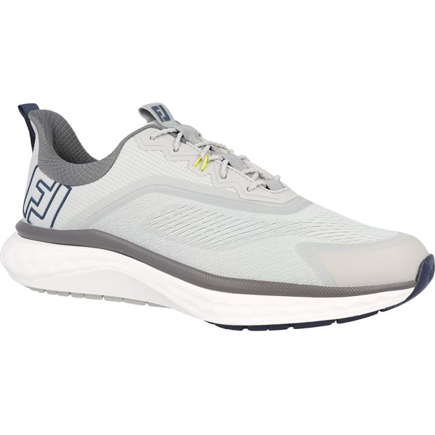 FootJoy FJ Quantum Previous Season Shoe Style Spikeless Golf Shoes - 56991 - Grey/White/Blue - Size: 7.5 M