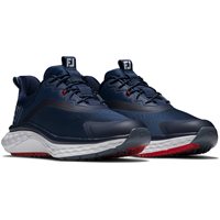 View FootJoy FJ Quantum Previous Season Shoe Style Spikeless Navy/White/Red