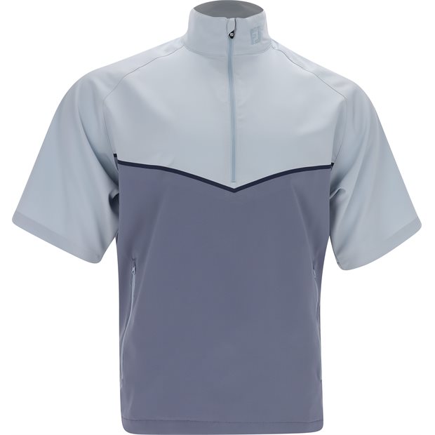FootJoy TOUR LOGO Zephyr SS Windshirt Wind Jacket - Niagara/Flint - Size: M