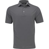 FootJoy TOUR LOGO MicroFeeder Stripe Lisle Self Collar Shirt