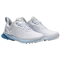 View FootJoy Pro/SL Spikeless Arctic White/Skyway/Blue Jasper