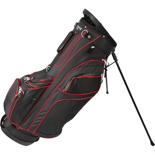 Pinseeker Tour X Org XIV ST Stand Bag - Black Red