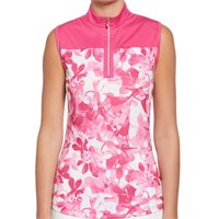 View Ben Hogan Floral Print Shirt Raspberry Rose