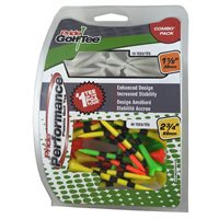 View Pride Evolution Striped Golf Tees Multi