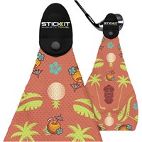 View Stick It Magnetic Golf Towel Towel Tiki Salmon