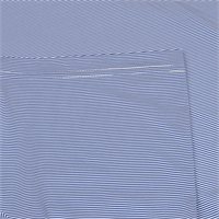 View FootJoy Microfeeder Stripe Shirt Royal/White