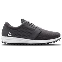 TravisMathew The Moneymaker Spikeless Golf Shoes - Heather Gray Pinstripe - Size: 8 M