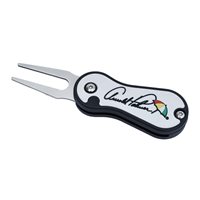 View Accelerated Golf PVC Springer Divot Repair Tool Ball Marker White