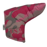 View Accelerated Golf Blade Putter Cover Headcover Pink