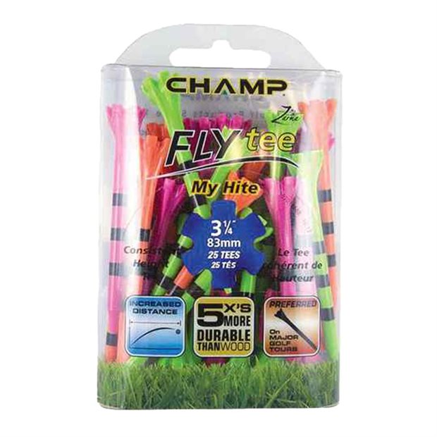 Champ Zarma Flytee My Hite Golf Tees - Citrus Mix