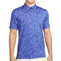 View Nike Dri-FIT Tour Floral Shirt Lapis/White